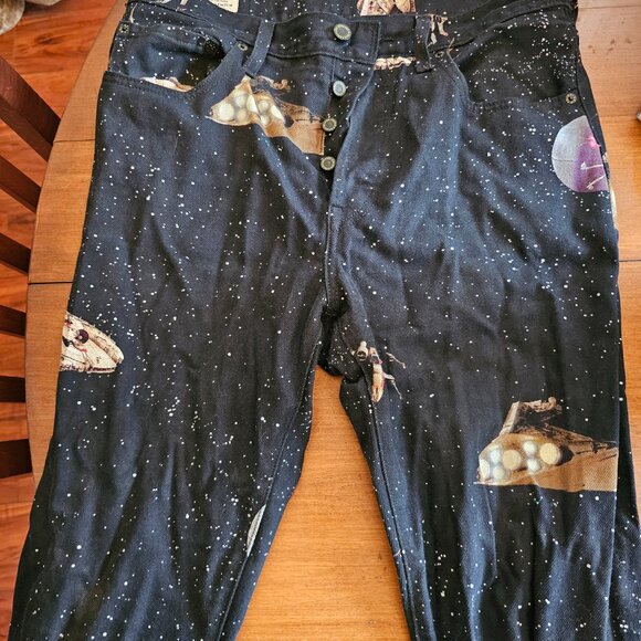 LEVI'S® X STAR WARS TRUCKER Galaxy Women's Pants - Picture 2 of 6